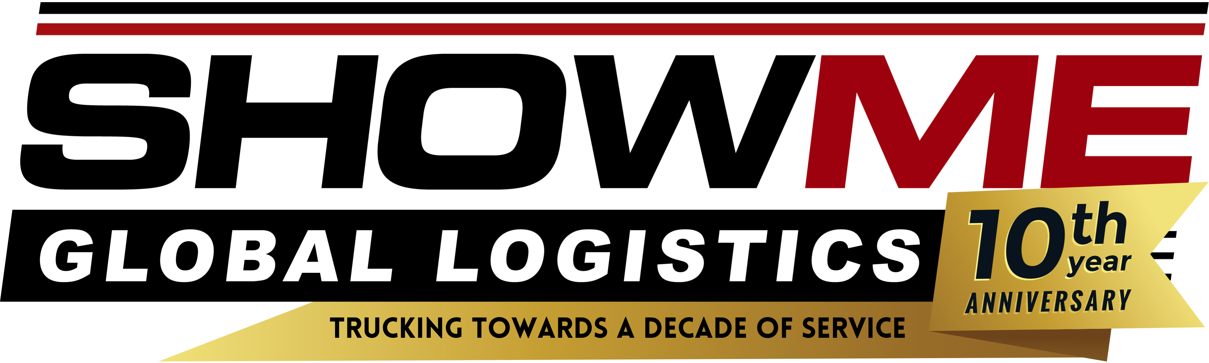 Show Me Global Logistics  10th anniversary Logo (2)